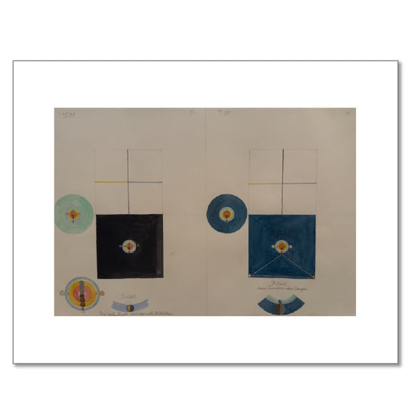 Group 1, Nos. 17, 18 by Hilma af Klint