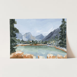 "Delta Lake" Art Print