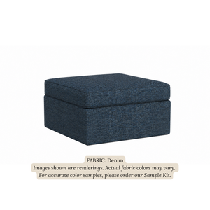 Storage Ottoman with Serving Tray
