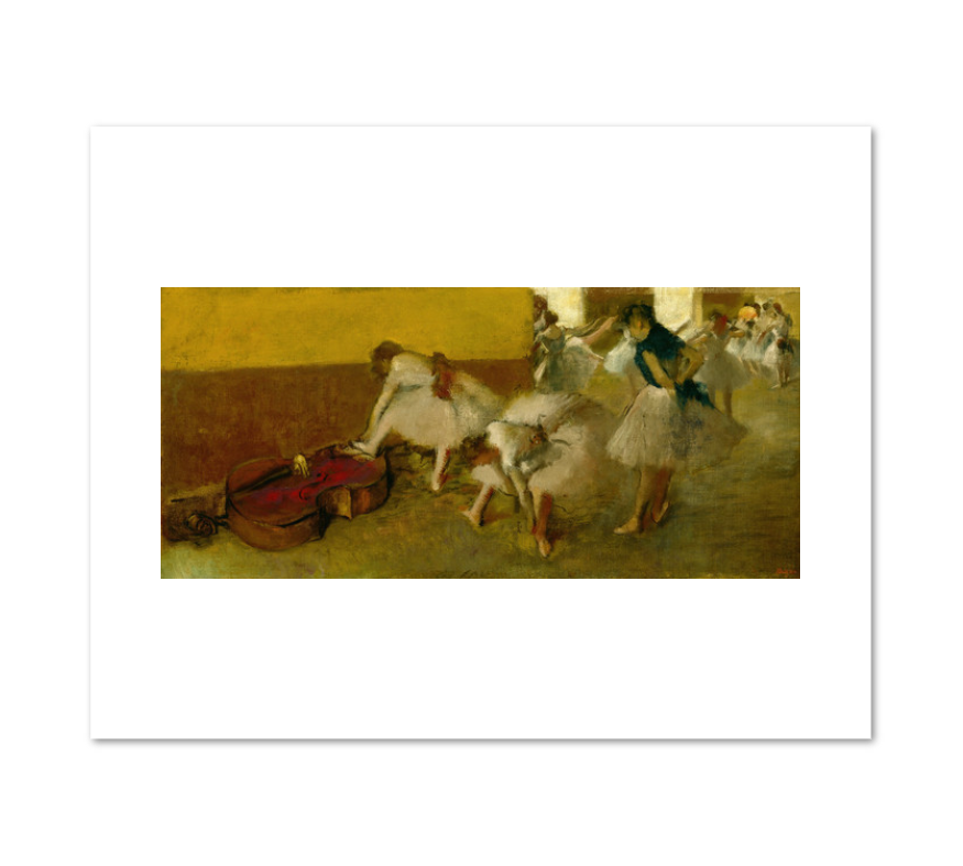 Dancers in the Green Room by Edgar Degas