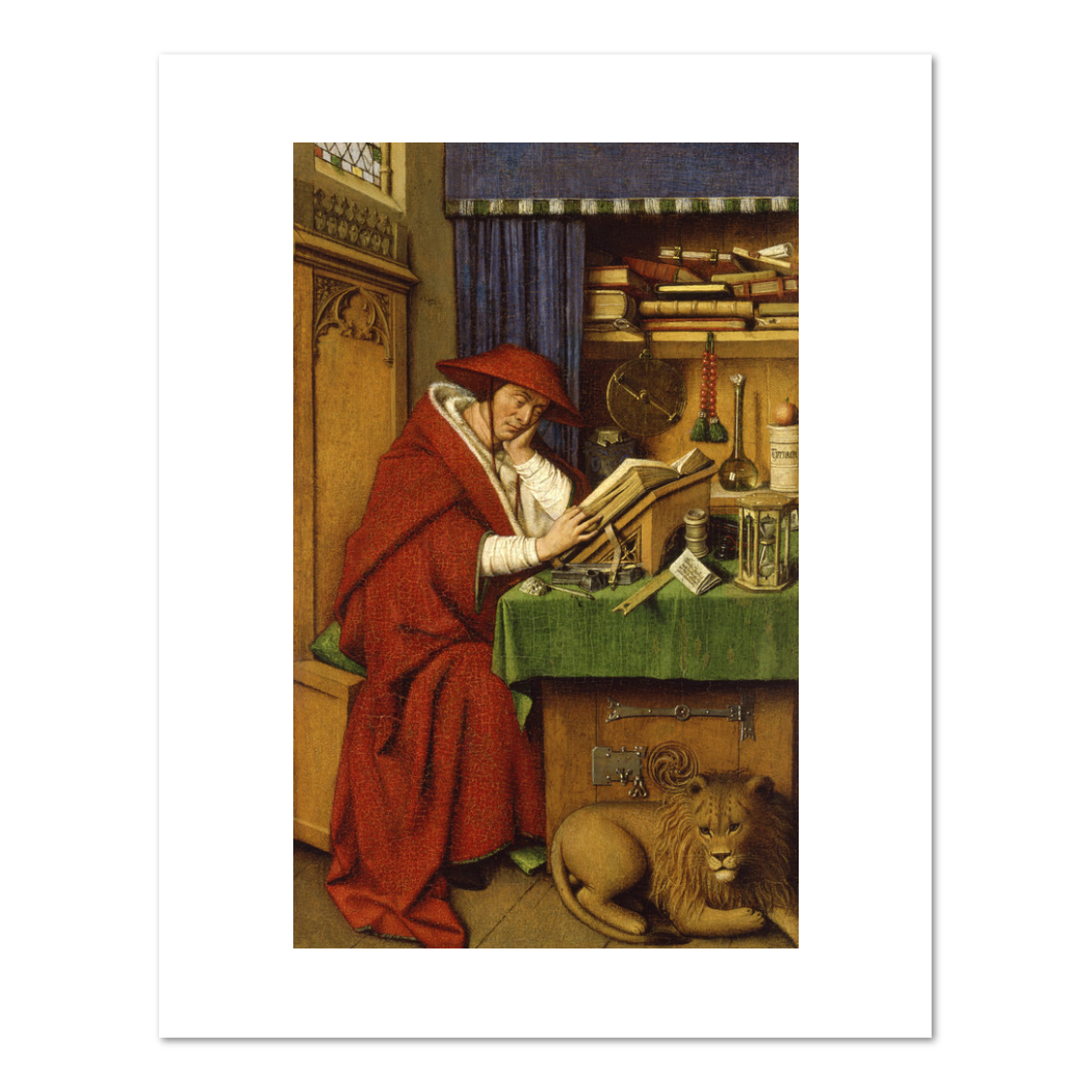 Saint Jerome in His Study by Jan van Eyck