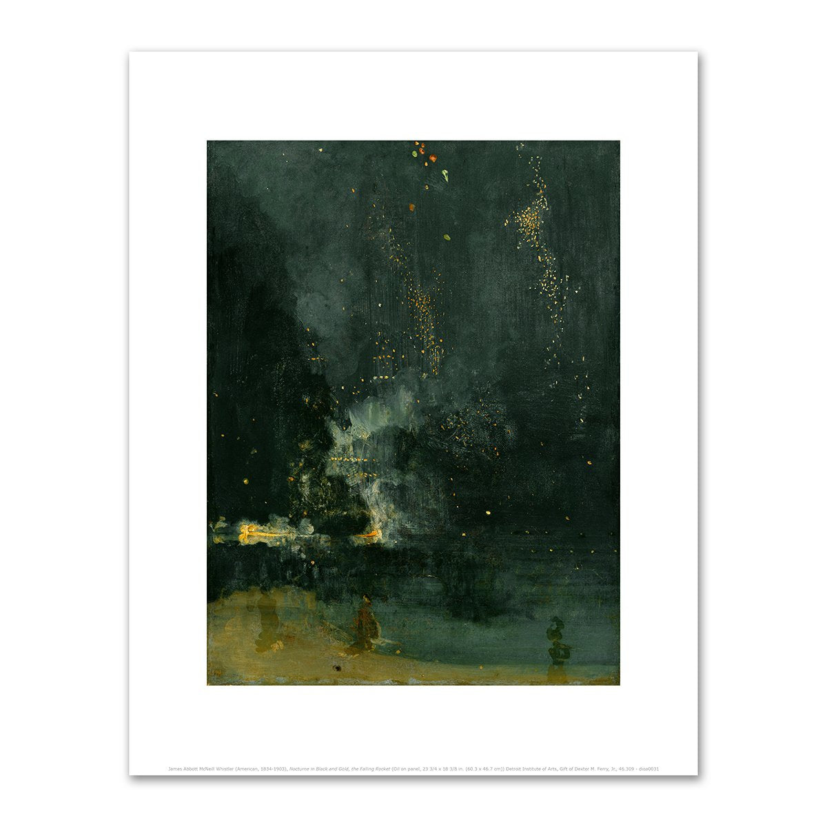 Nocturne in Black and Gold, the Falling Rocket by James Abbott McNeill Whistler