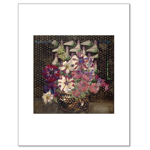 Petunias by Charles Rennie Mackintosh