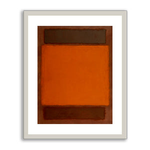 Orange, Brown by Mark Rothko