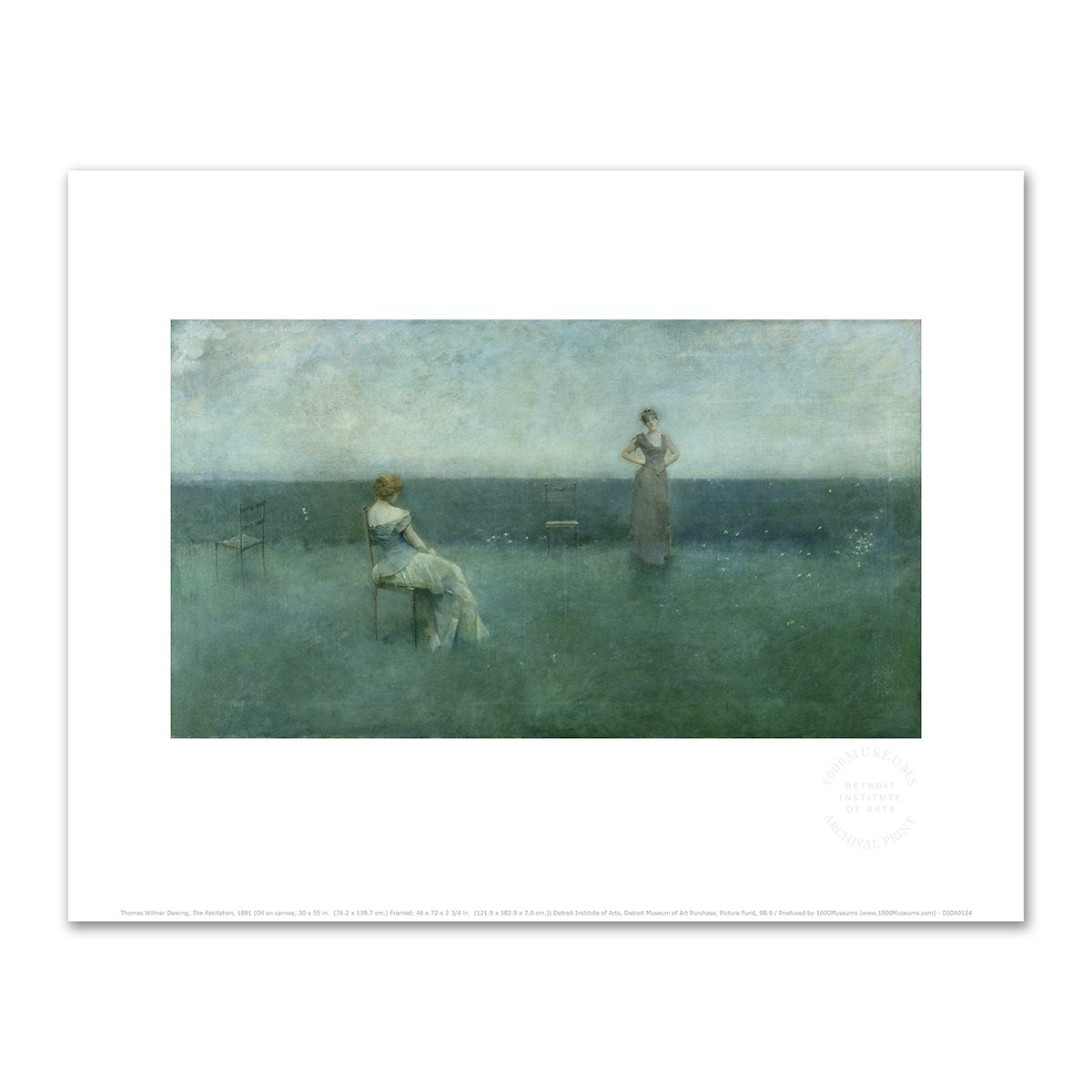 The Recitation by Thomas Wilmer Dewing