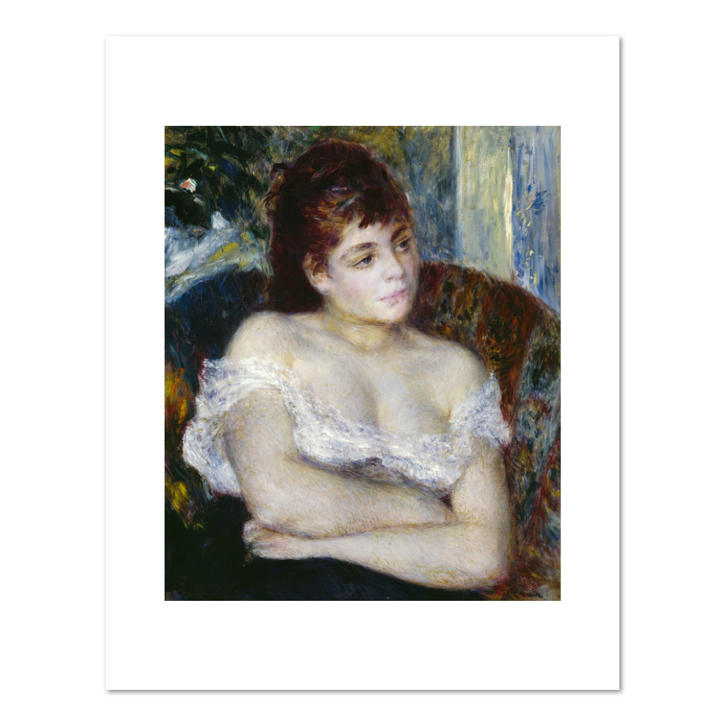 Woman in an Armchair by Pierre-Auguste Renoir