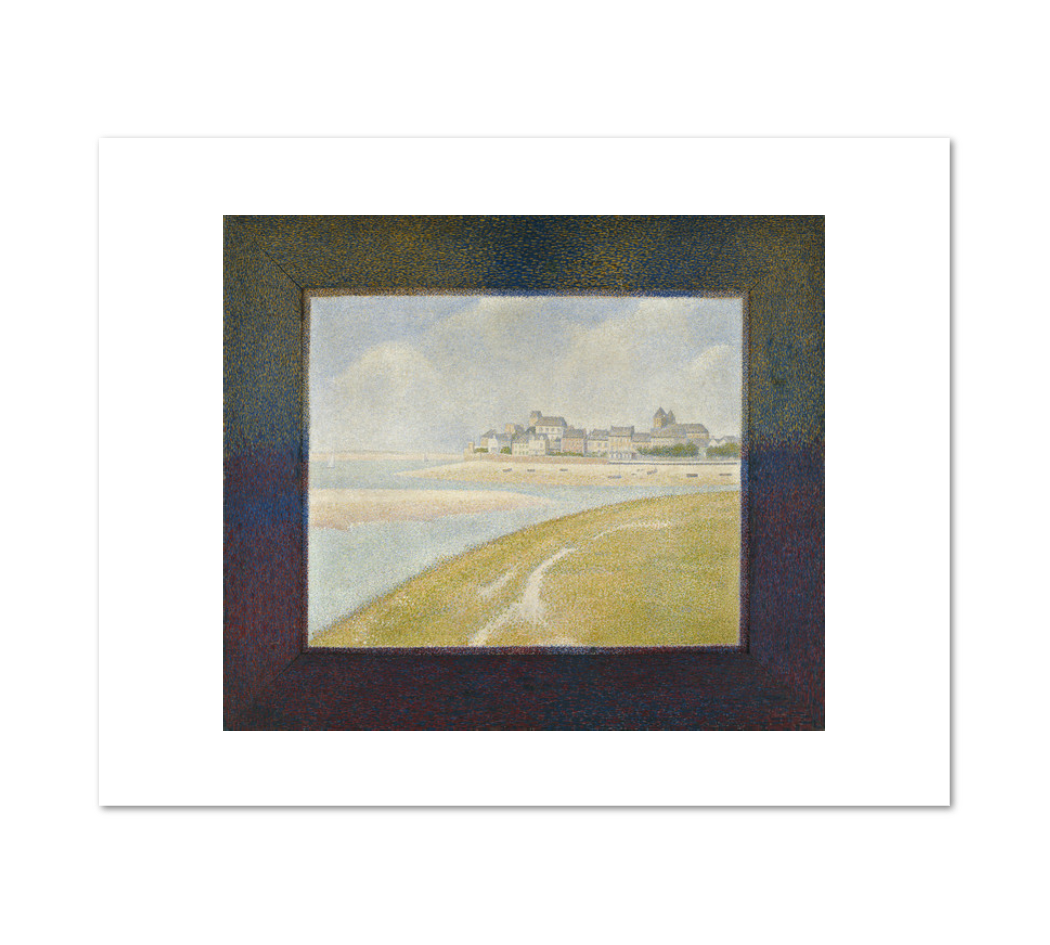 View of Le Crotoy from Upstream by Georges Seurat