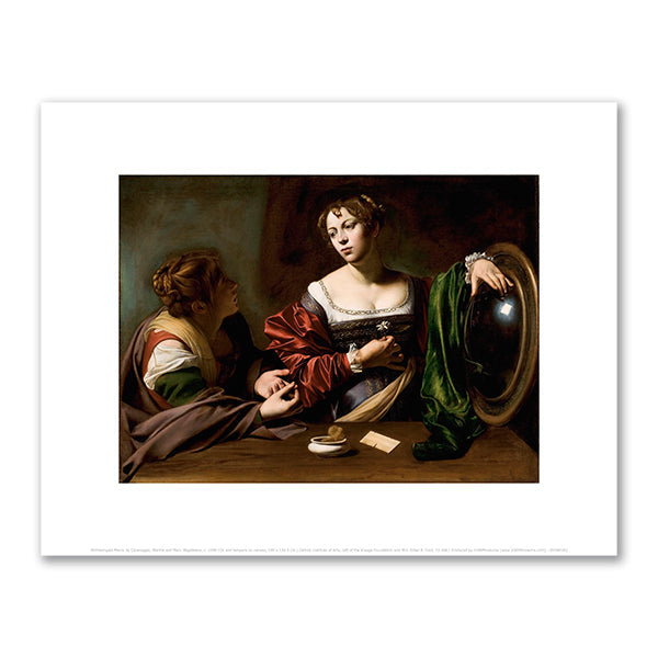 Martha and Mary Magdalene by Michelangelo Merisi da Caravaggio
