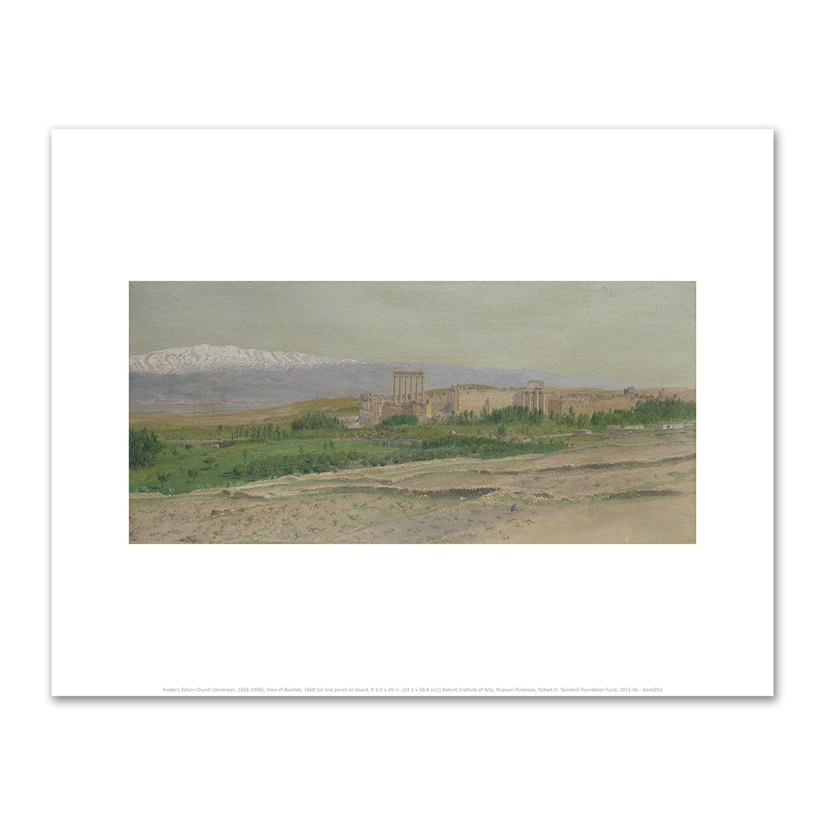 View of Baalbek by Frederic Edwin Church