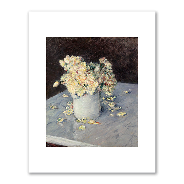 Yellow Roses in a Vase (Roses jaunes dans un vase) by Gustave Caillebotte