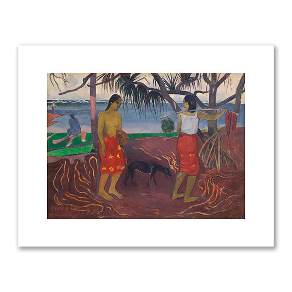 Under the Pandanus (I Raro te Oviri) by Paul Gauguin