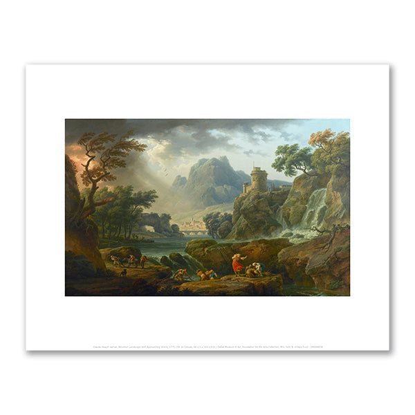 Mountain Landscape with Approaching Storm by Claude-Joseph Vernet