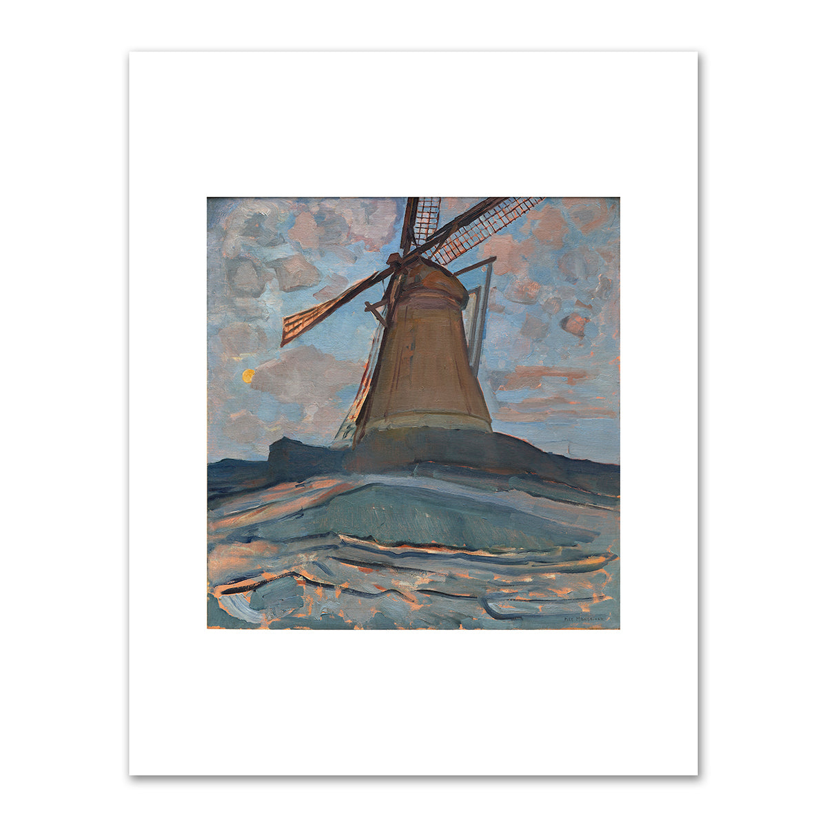 Windmill by Piet Mondrian