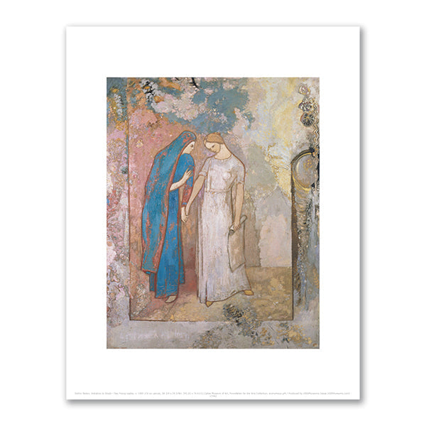 Initiation to Study—Two Young Ladies by Odilon Redon