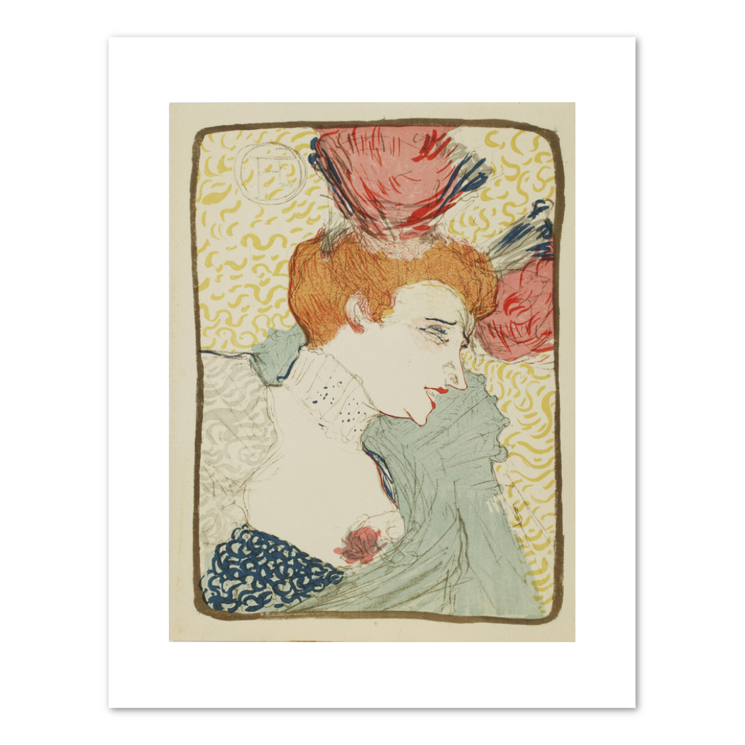Bust of Miss Marcelle Lender  by Henri Toulouse-Lautrec