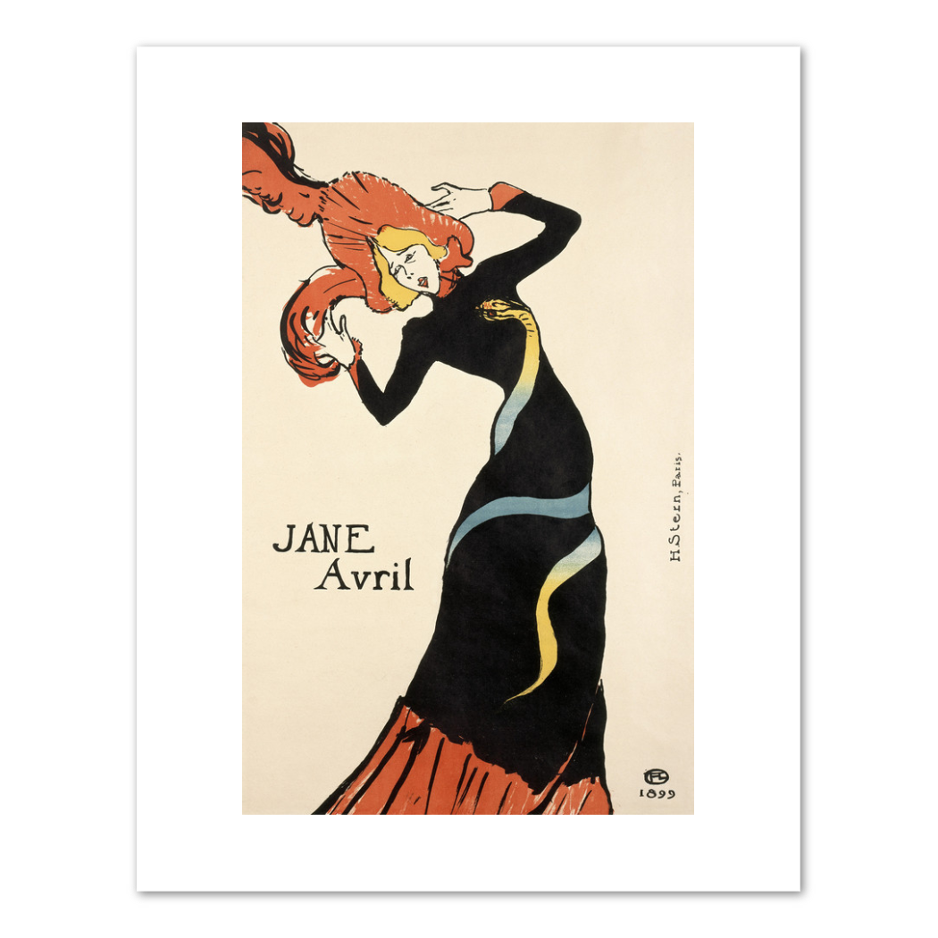 Jane Avril by Henri de Toulouse-Lautrec