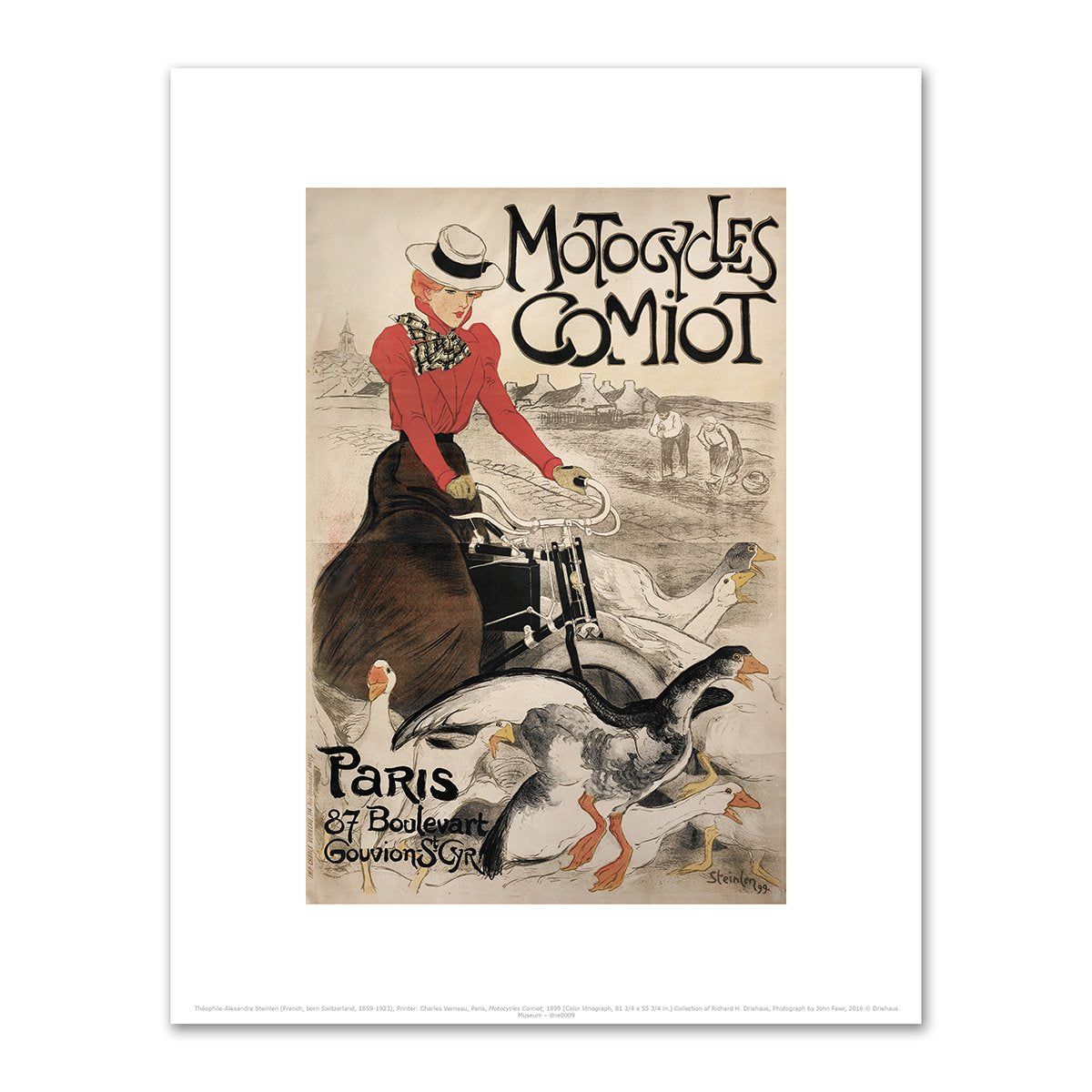Motocycles Comiot by ThÃ©ophile-Alexandre Steinlen