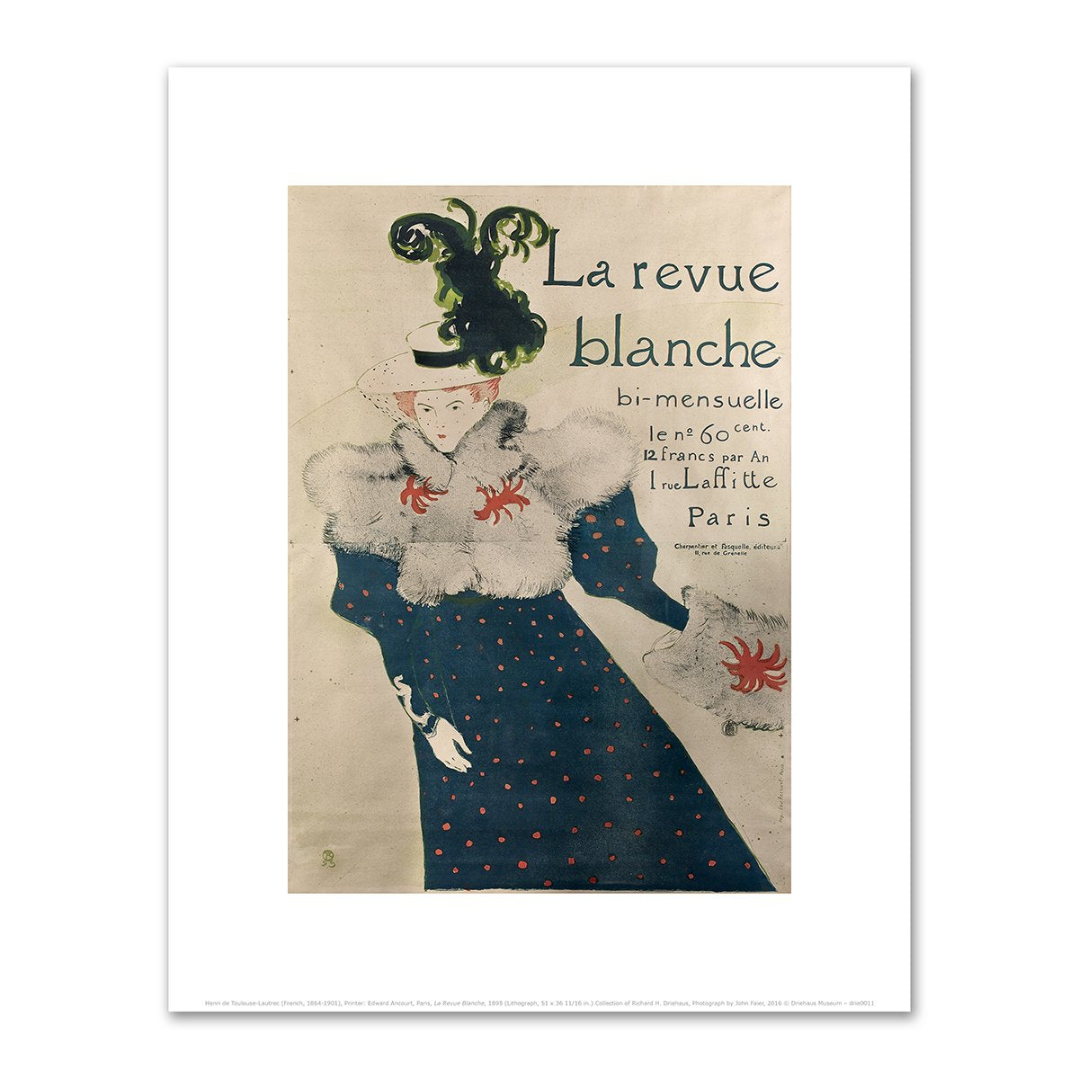 La Revue Blanche by Henri de Toulouse-Lautrec