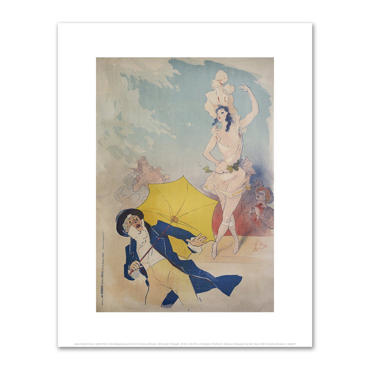 Folies-Bergère / Emilienne d'Alencon by Jules Chéret