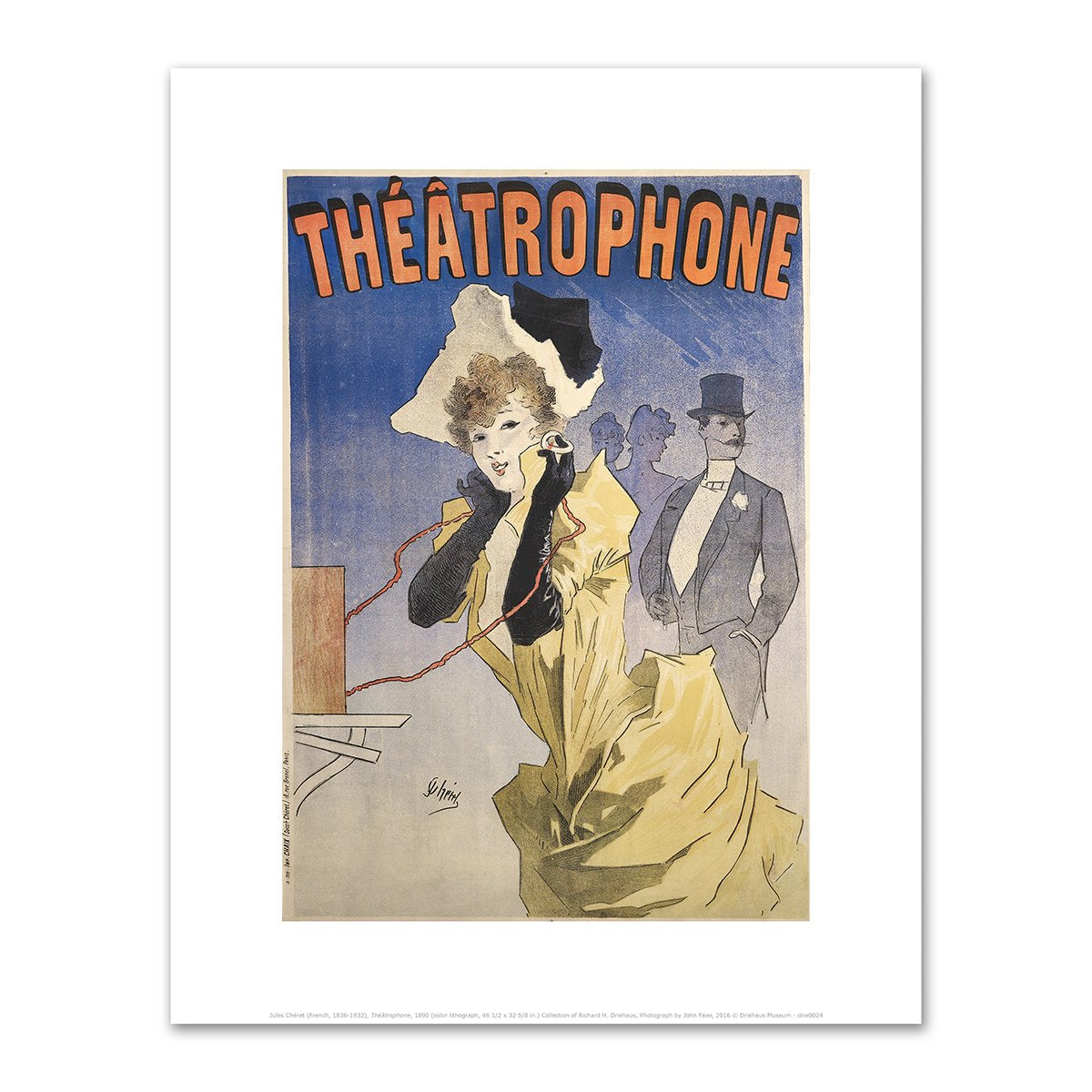 ThÃ©Ã¢trophone by Jules Chéret