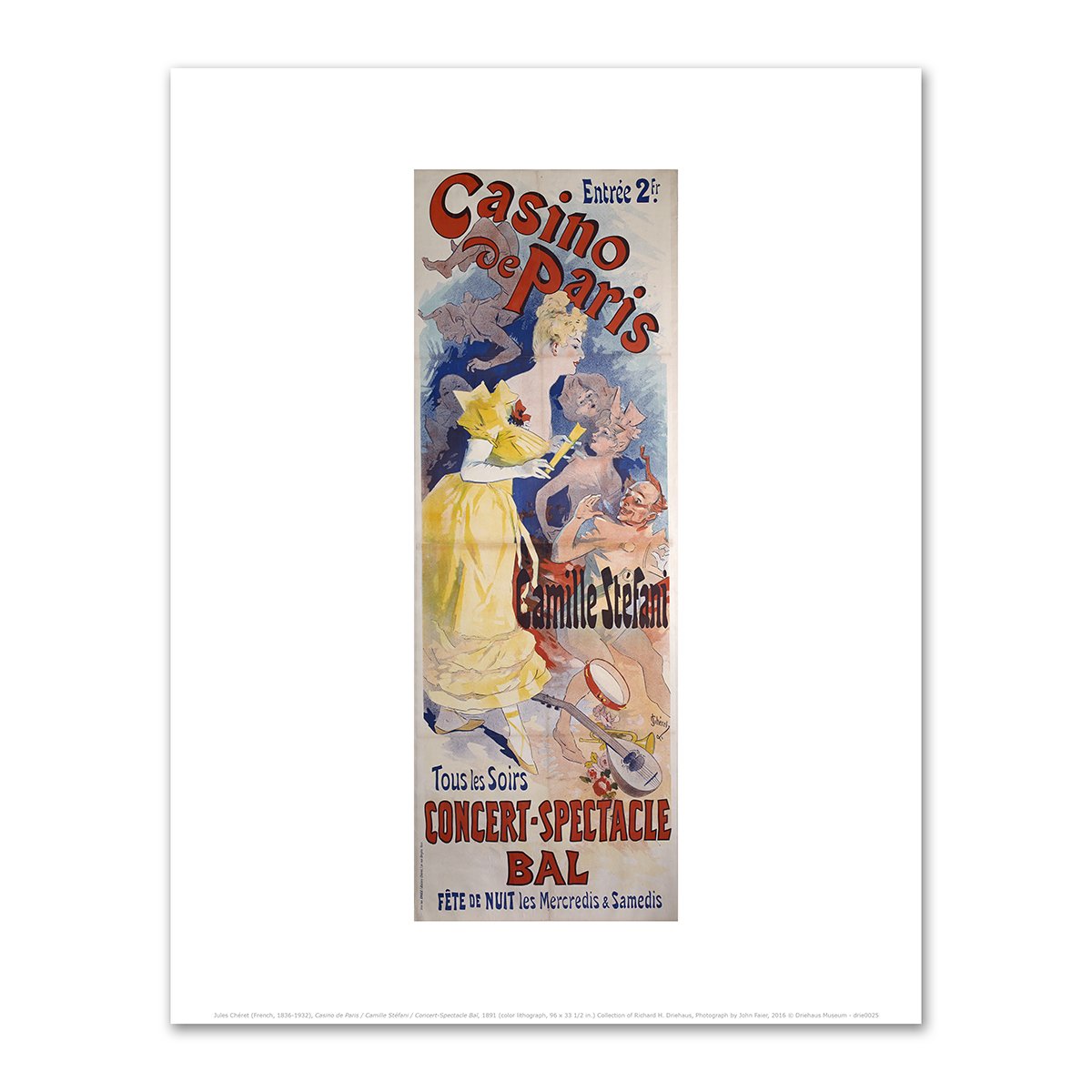 Casino de Paris / Camille StÃ©fani / Concert-Spectacle Bal by Jules Chéret