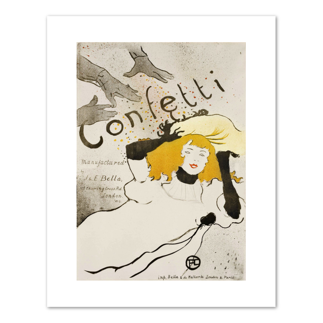 Confetti by Henri de Toulouse-Lautrec