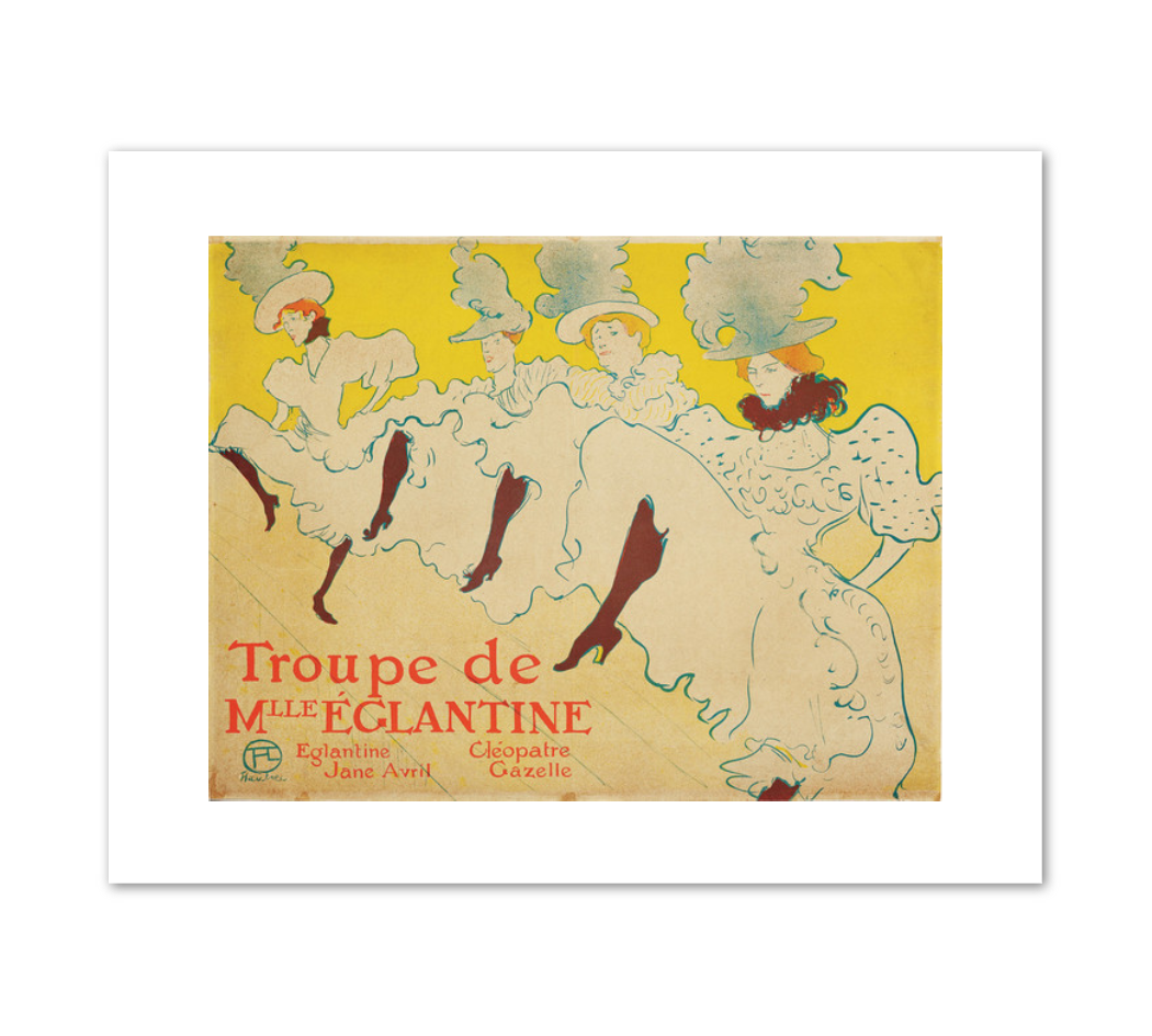 Troupe de Mlle Ã‰glantine by Henri de Toulouse-Lautrec