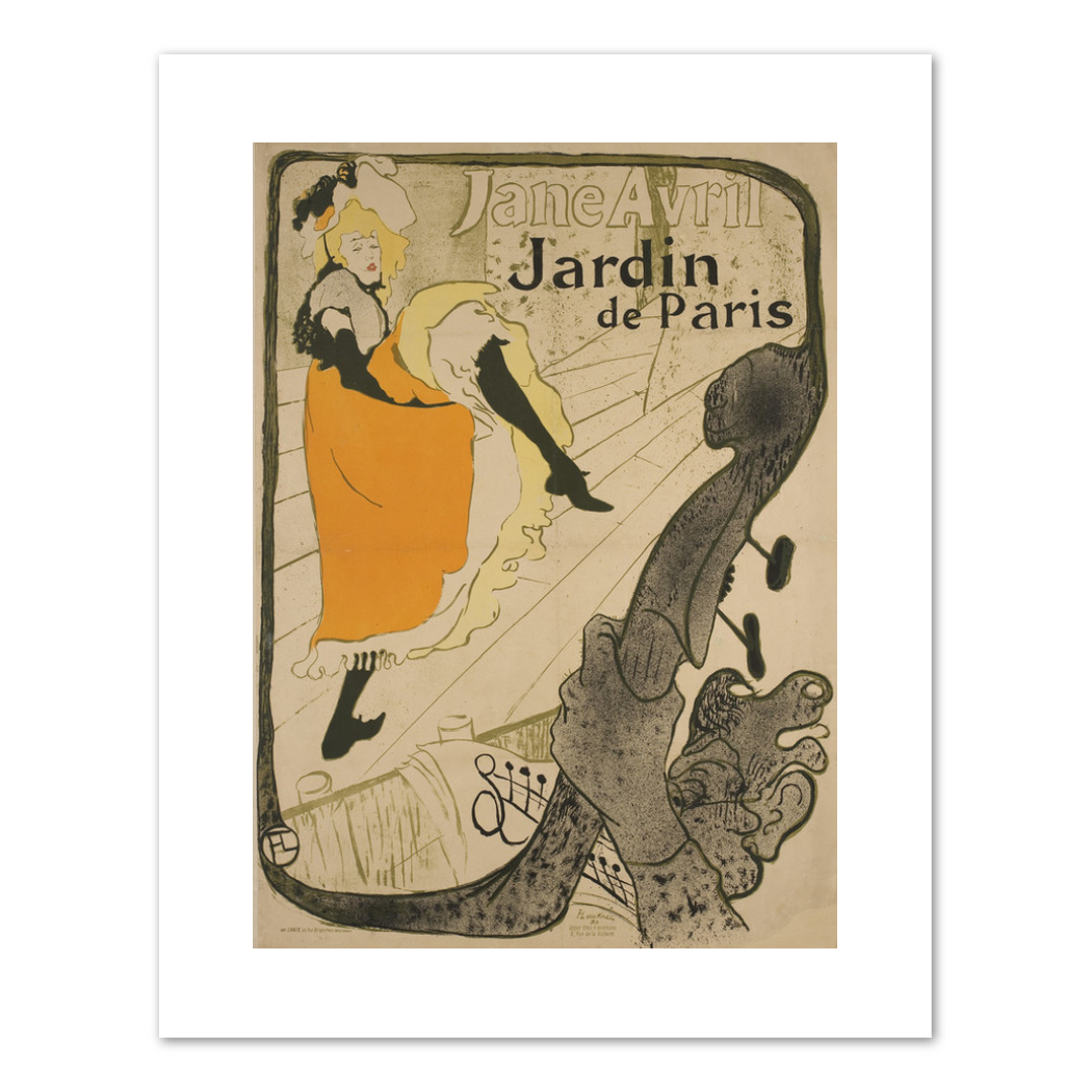 Jane Avril by Henri de Toulouse-Lautrec