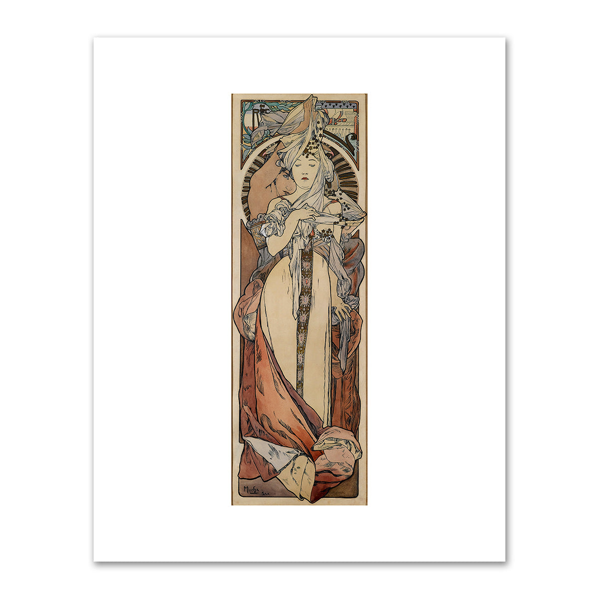 Maquette for Austrian Pavillion by Alphonse Mucha