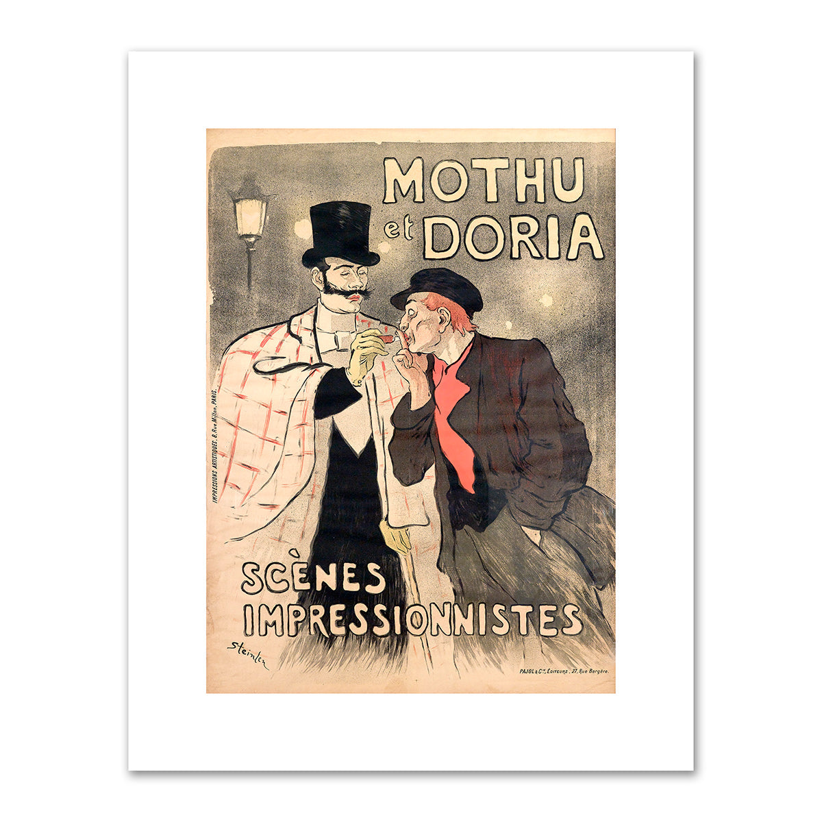 Mothu et Doria by ThÃ©ophile-Alexandre Steinlen