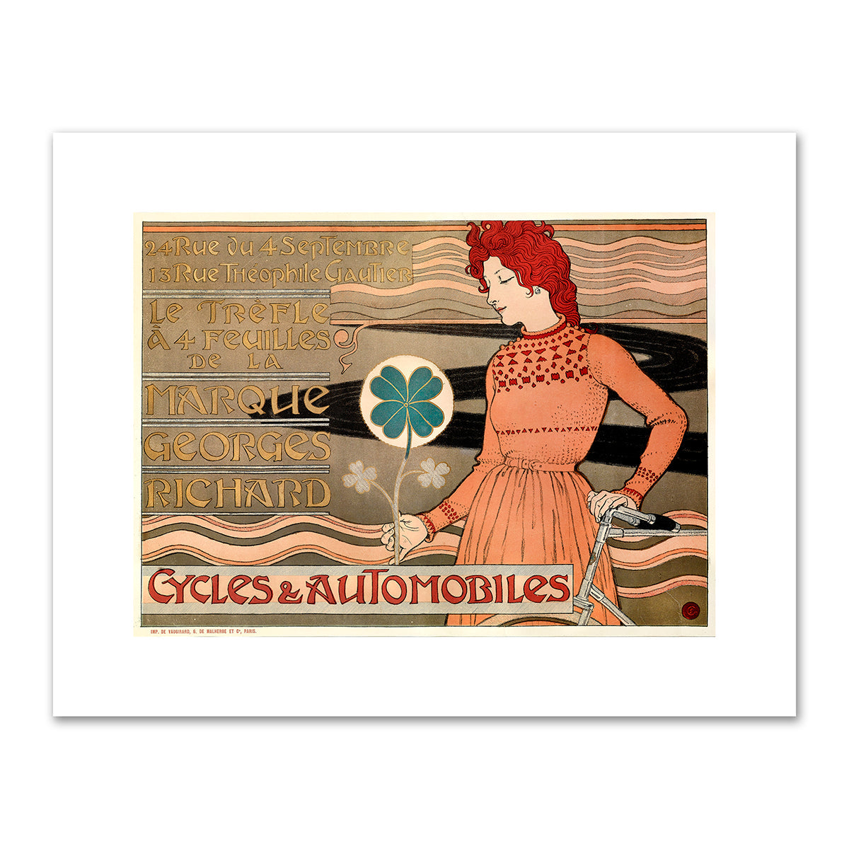 Marque Georges Richard / Cycles & Automobiles by Eugène Grasset