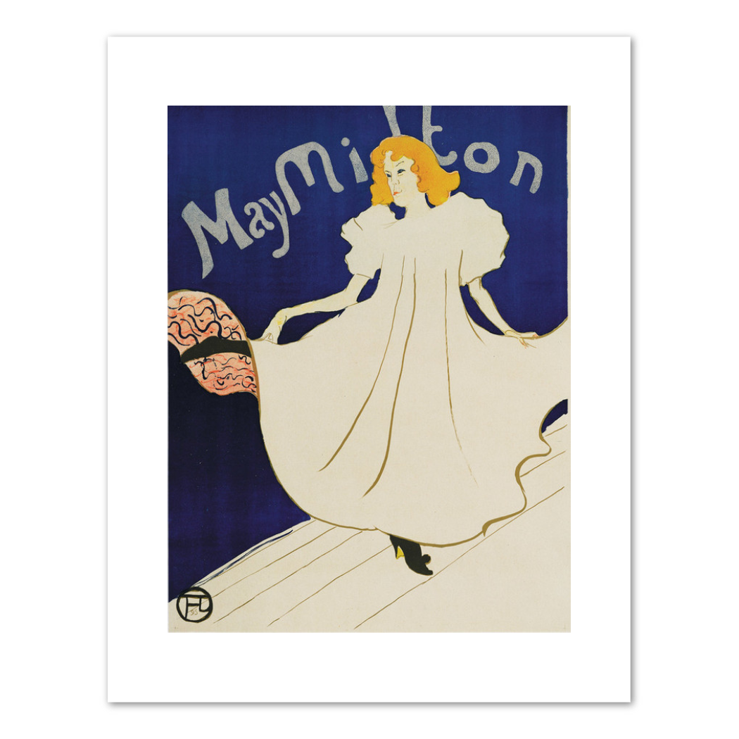 May Milton by Henri de Toulouse-Lautrec