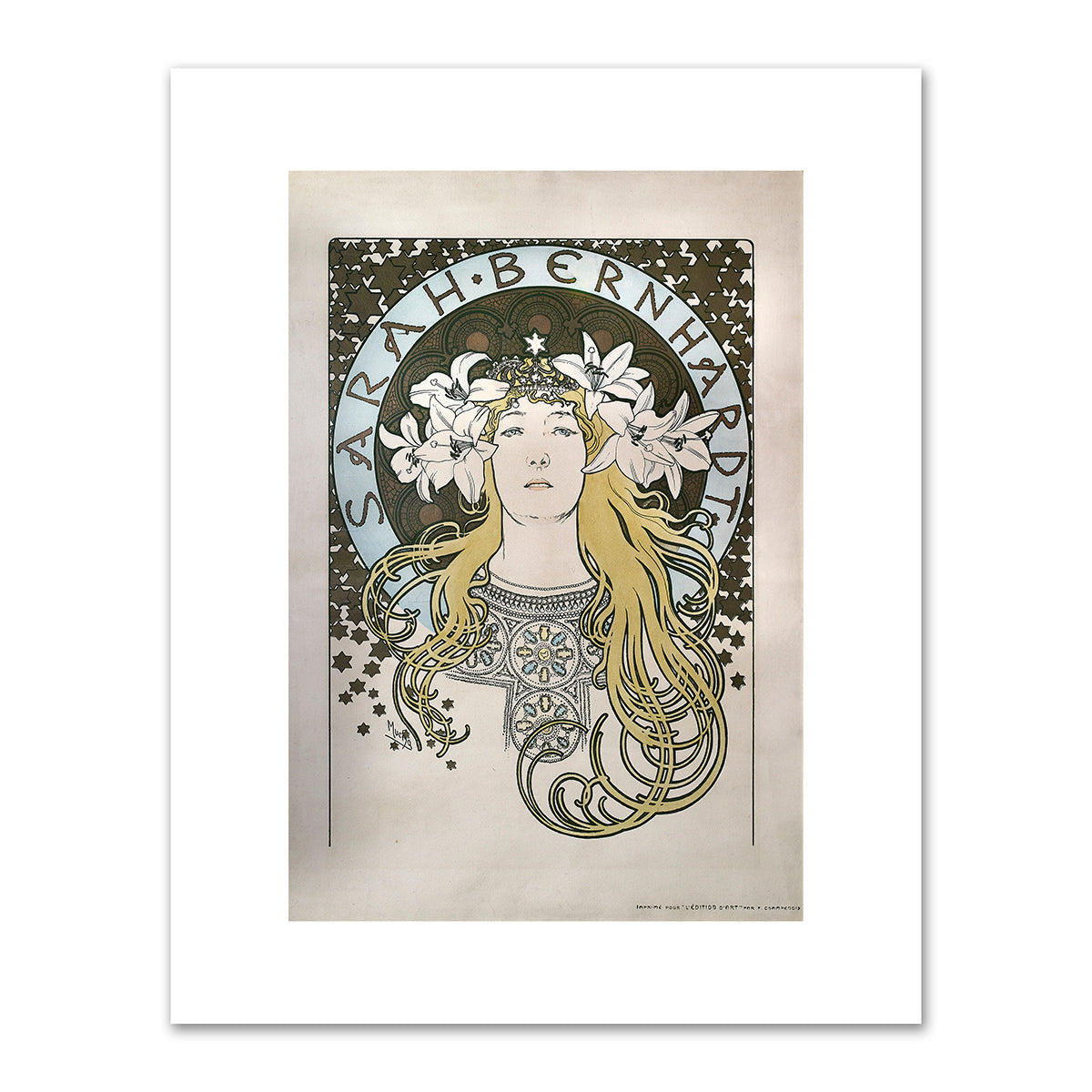 Sarah Bernhardt (for La Plume) by Alphonse Mucha