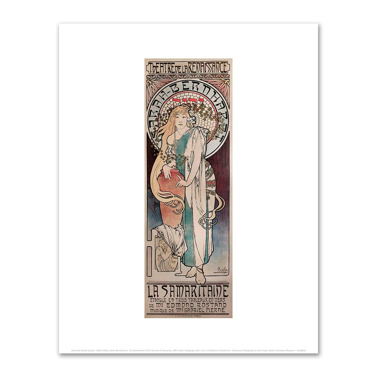 Sarah Bernhardt in “La Samaritaine” (The Woman of Samaria) by Alphonse Mucha
