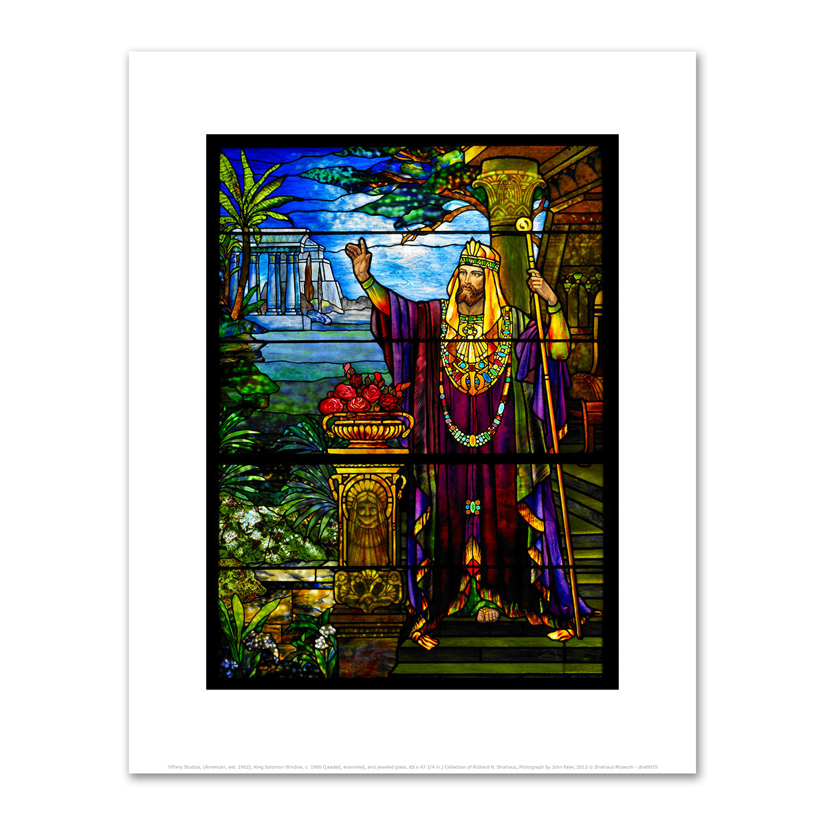 King Solomon Window by Tiffany Studios