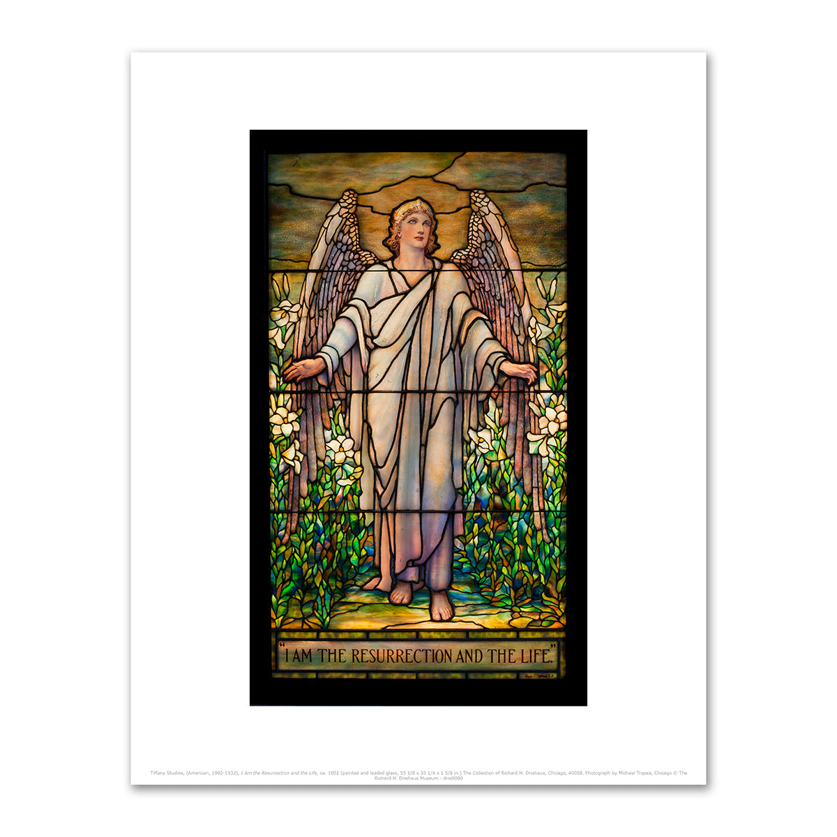 I Am the Resurrection and the Life by Tiffany Studios