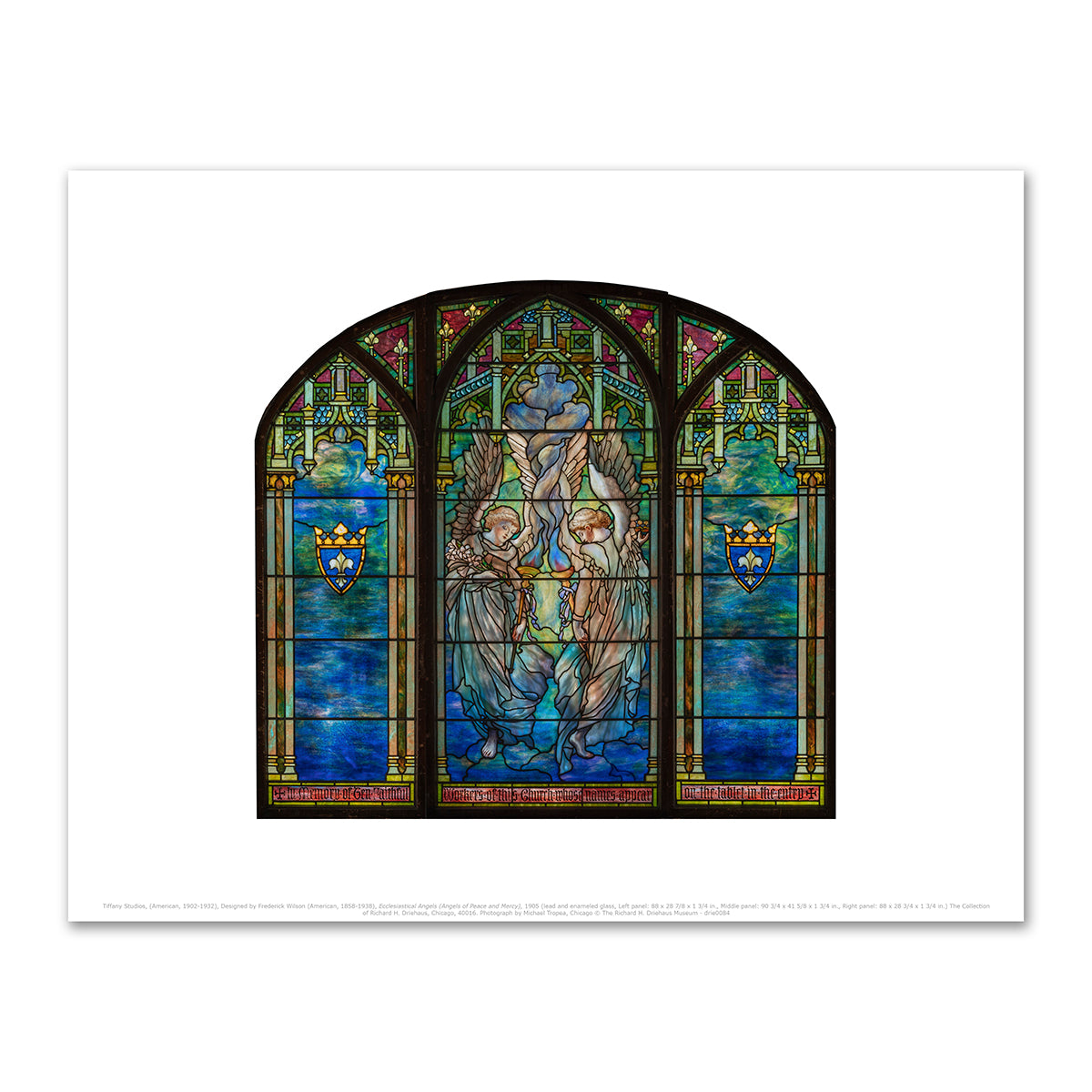 Ecclesiastical Angels (Angels of Peace and Mercy) by Tiffany Studios