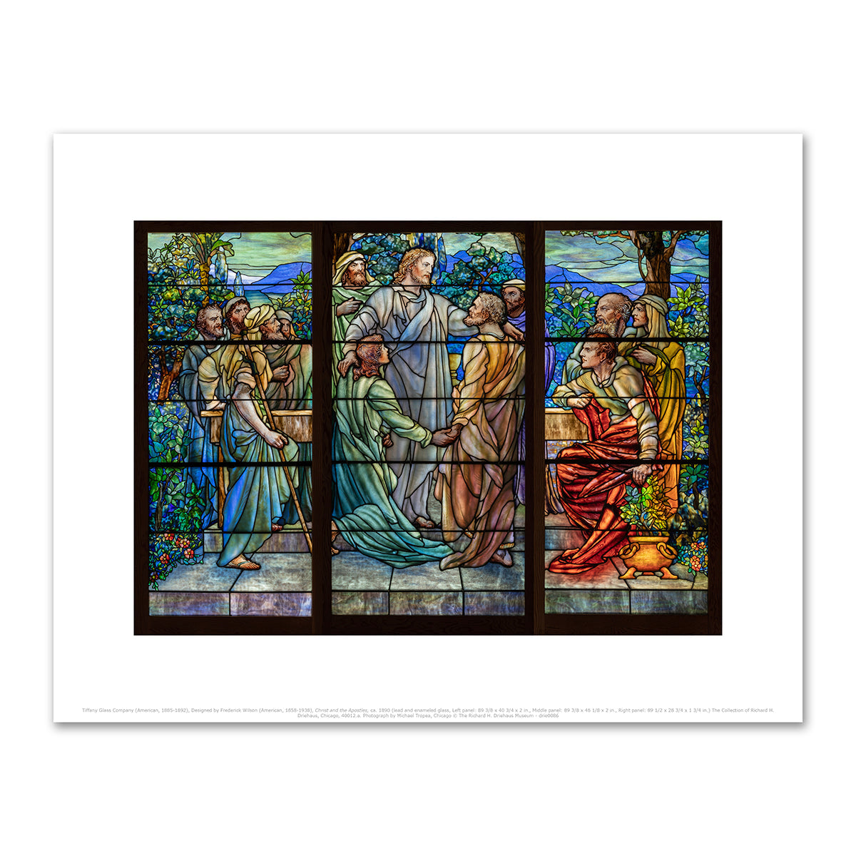 Christ and the Apostles by Tiffany Glass Company