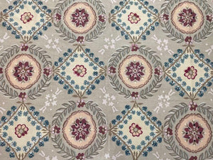 9x13 Needlepoint Carpet, French Design Rug, Hand-Knotted, Brand New Needlepoint Rug 9 x 13, English French European Style, Beige Floral