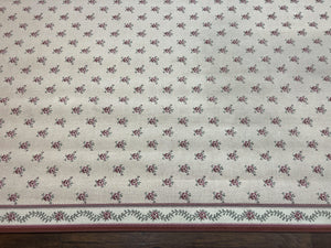Stark Rug 12x14, Vintage Stark Carpet 12 x 14, Large Palace Size Rug, Beige, Repeated Floral Motif