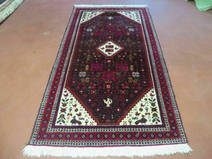 4' X 7' Vintage Handmade Indian Jaipur Rug Bird Carpet