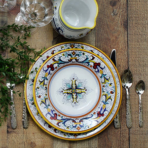 RICCO DERUTA DELUXE: Salad Plate - White Center