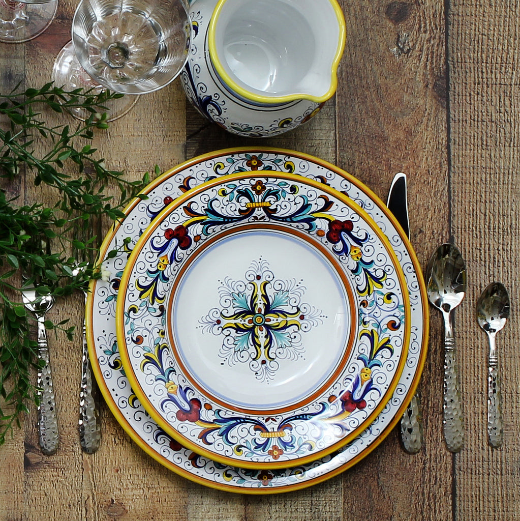 RICCO DERUTA DELUXE: Pasta/Soup Rimmed Bowl Plate