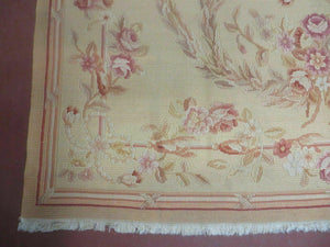 5' X 8' Vintage Turkish Kilim Handmade Flat Soumak Weave Wool Rug Veg Dye Nice