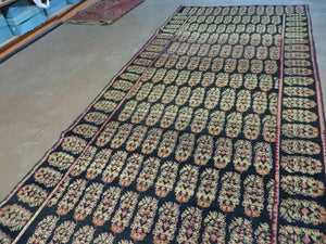 4' X 9' Antique Karabagh Caucasian Rug Handmade Wool Carpet Organic Dyes Nice