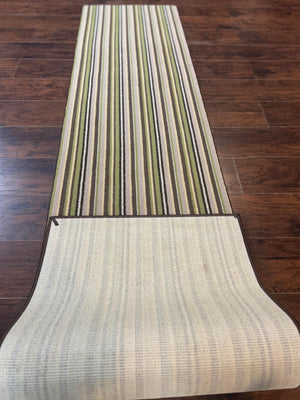Stark Power Loomed Striped Runner Rug 2x10, Multicolor Vintage Stark Carpet