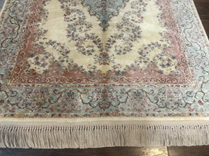 Karastan Rug 4x6, Pastel Ivory Kirman Rug #784, Wool Karastan Carpet, Original 700 Series, Vintage Karastan Area Rug, Discontinued