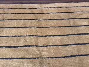 Modern Nepali Rug 13 x 15.6, Palace Size Wool Custom Made Rug, Tan, Large Nepali/Tibetan Carpet