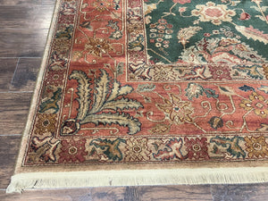 Karastan Rug 8.8 x 10 Samovar Teawash Agra #900-905, Vintage Wool Karastan Area Rug