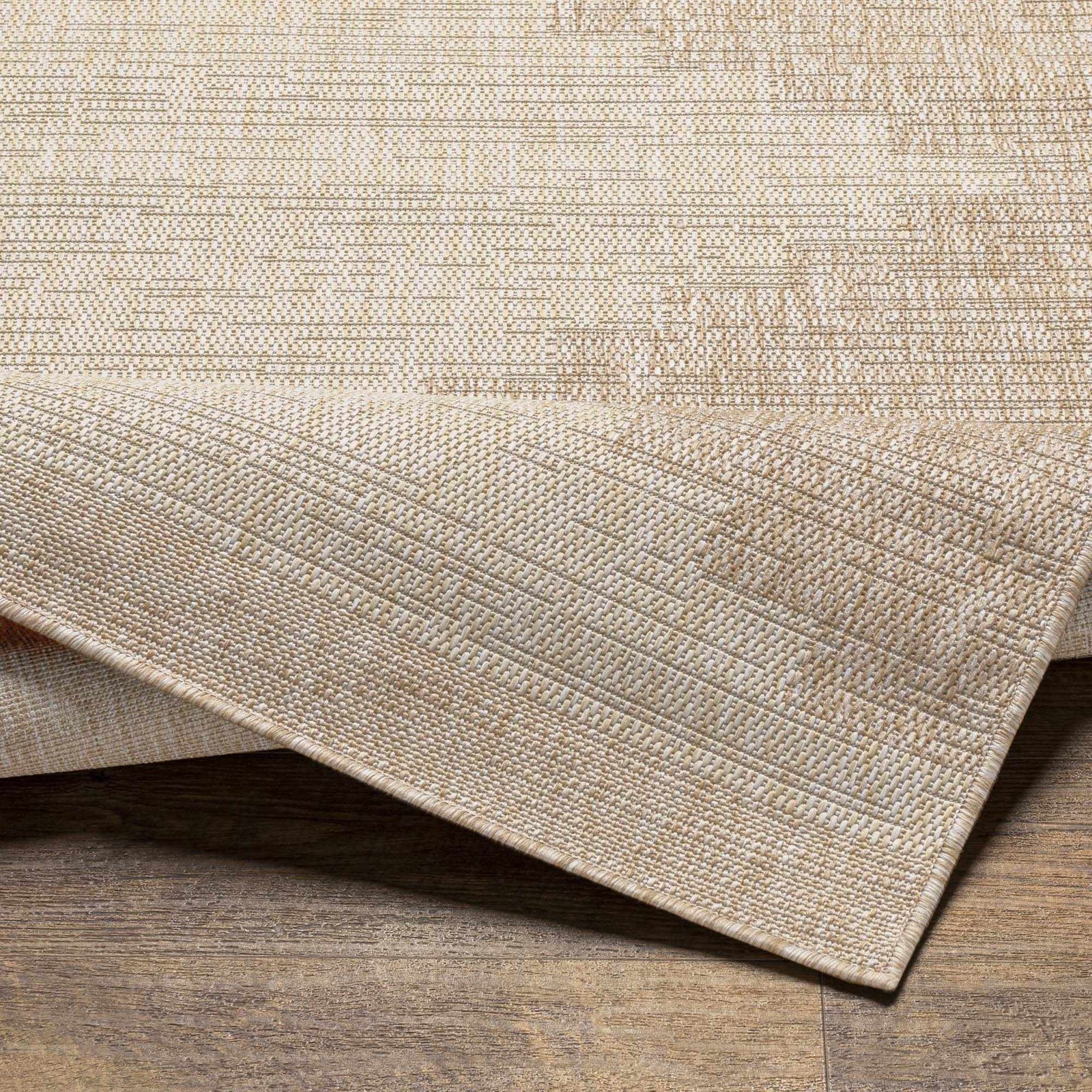 Djugun Beige Indoor & Outdoor 10ft Runner Rug